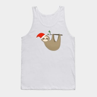 Christmas sloth Tank Top